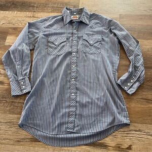 Vintage Miller western wear snaps shirt 16-34
